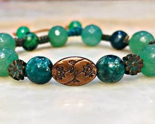 دستبند یشم سبز